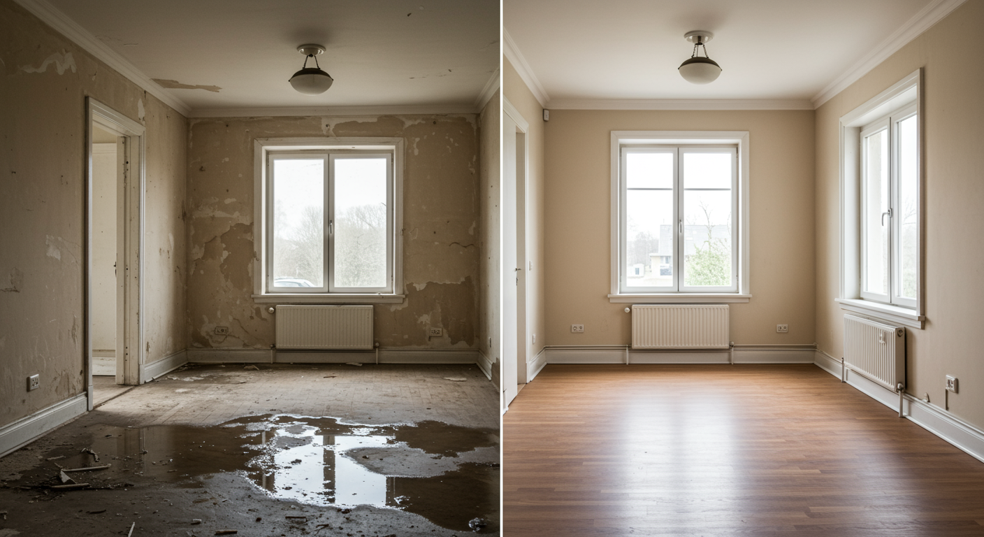 Before and After Restoration
